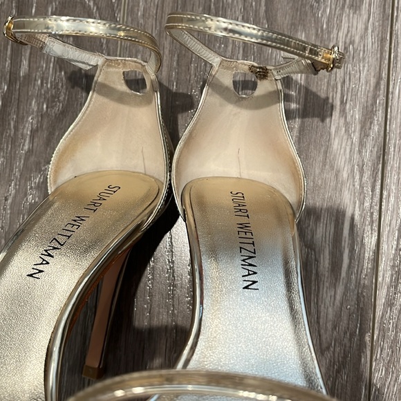 Stuart Weitzman Nudistsong Ankle Strap High-Heel Sandals - Picture 5 of 11